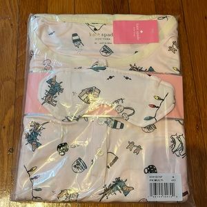 Kate spade pink pajama set, size Medium
